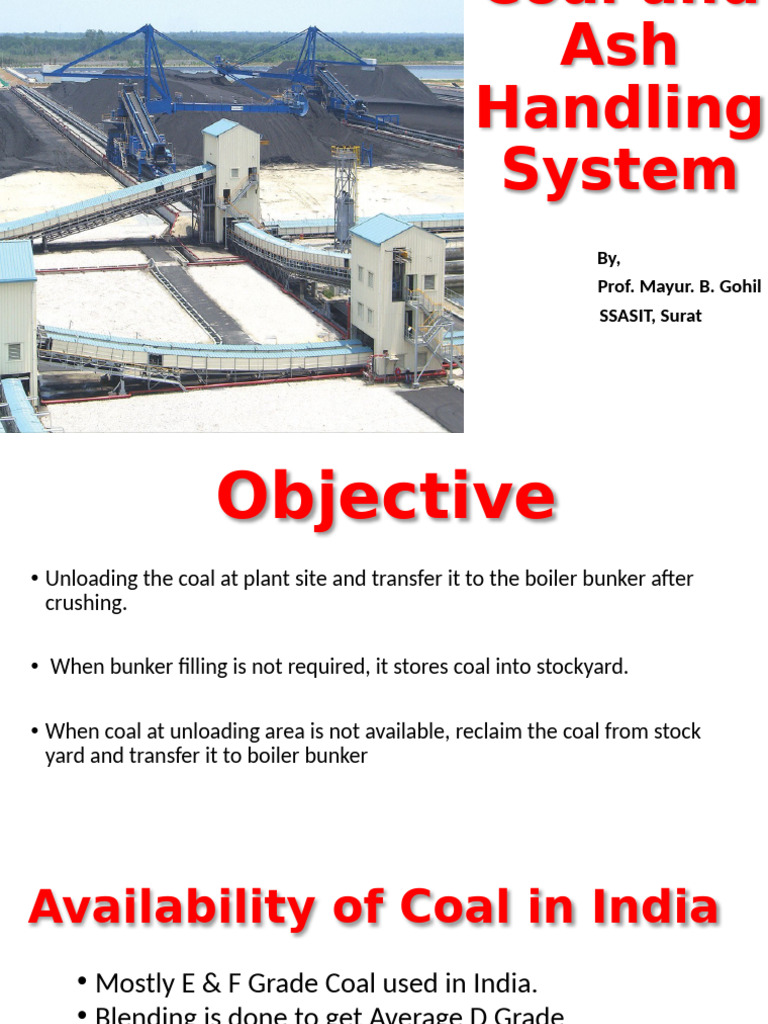 Coal and Ash Handling Systems Overview | PDF | Coal | Secondary Sector