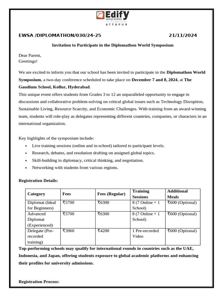 Diplomathon | PDF
