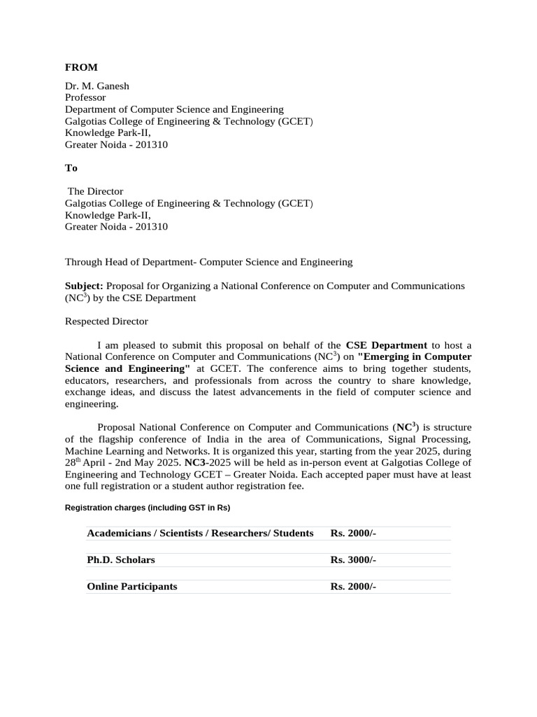 Proposal for NC3 Conference 2025 | PDF