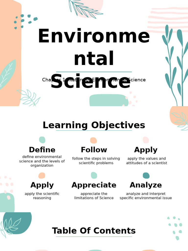 Introduction to Environmental Science | PDF | Science | Theory
