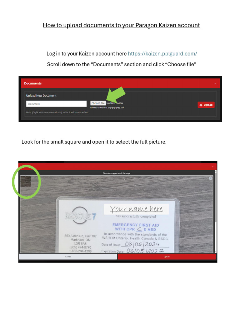 How to Upload Documents | PDF