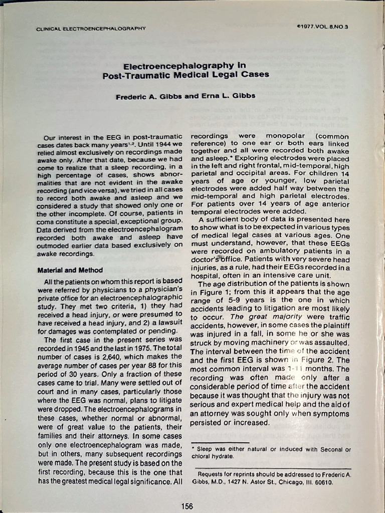 Electroencephalography in PTMLC - 1977 | PDF | Electroencephalography ...