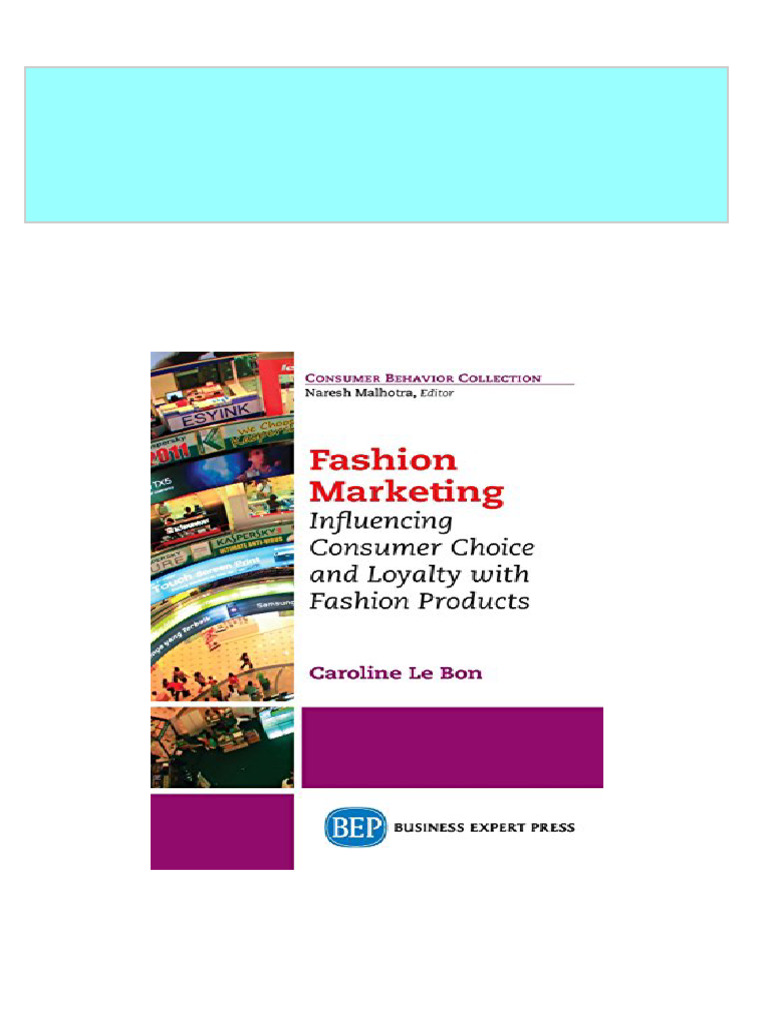 (FREE PDF Sample) Fashion Marketing Influencing Consumer Choice and