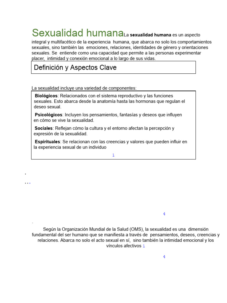 Comprendiendo la Sexualidad Humana | PDF | La sexualidad humana ...