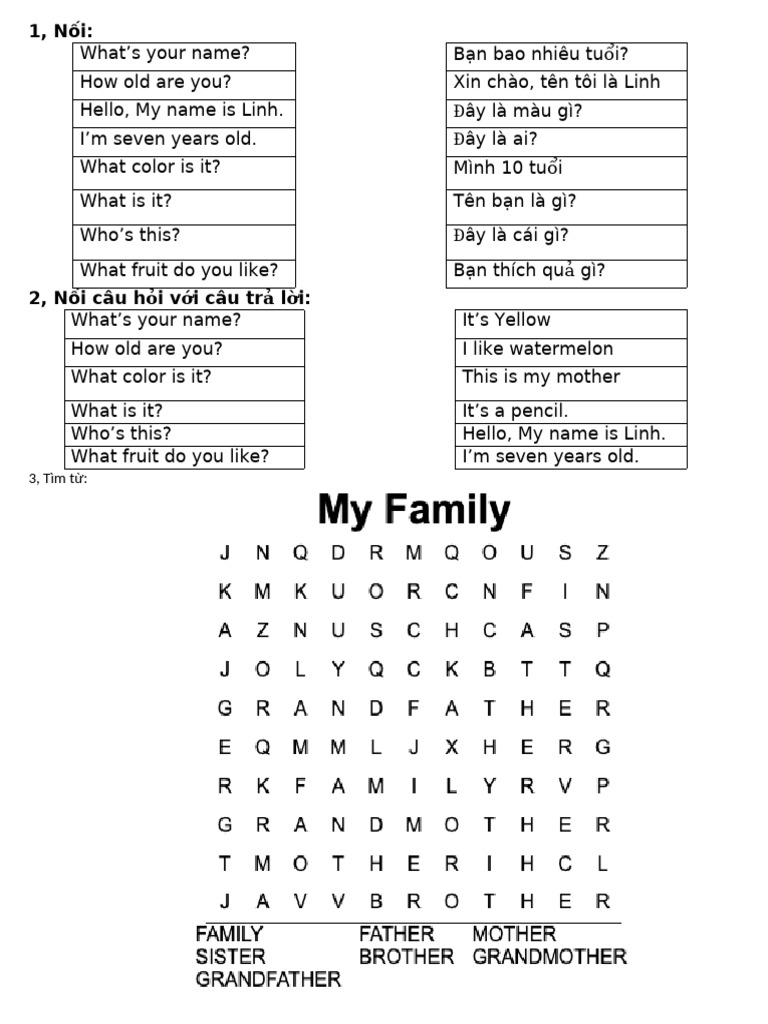 B11 My Family | PDF