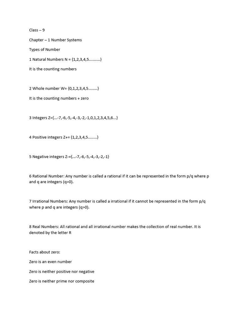 Class 9 Math: Number Systems & Geometry | PDF | Triangle | Rectangle