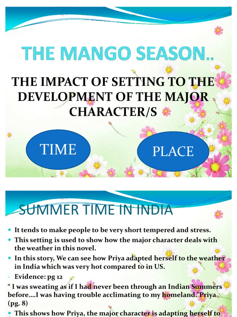 The Mango Season SLIDES PDF