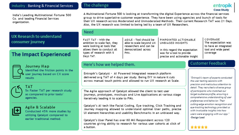 Banking and Financial Services - Qatalyst | PDF | Computing | Human ...