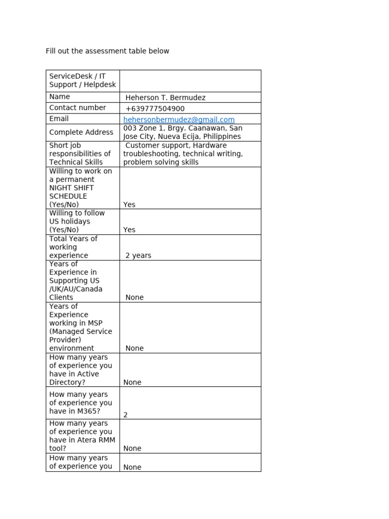 helpdesk-technician-skillsmatrix-pdf-operating-system-computer