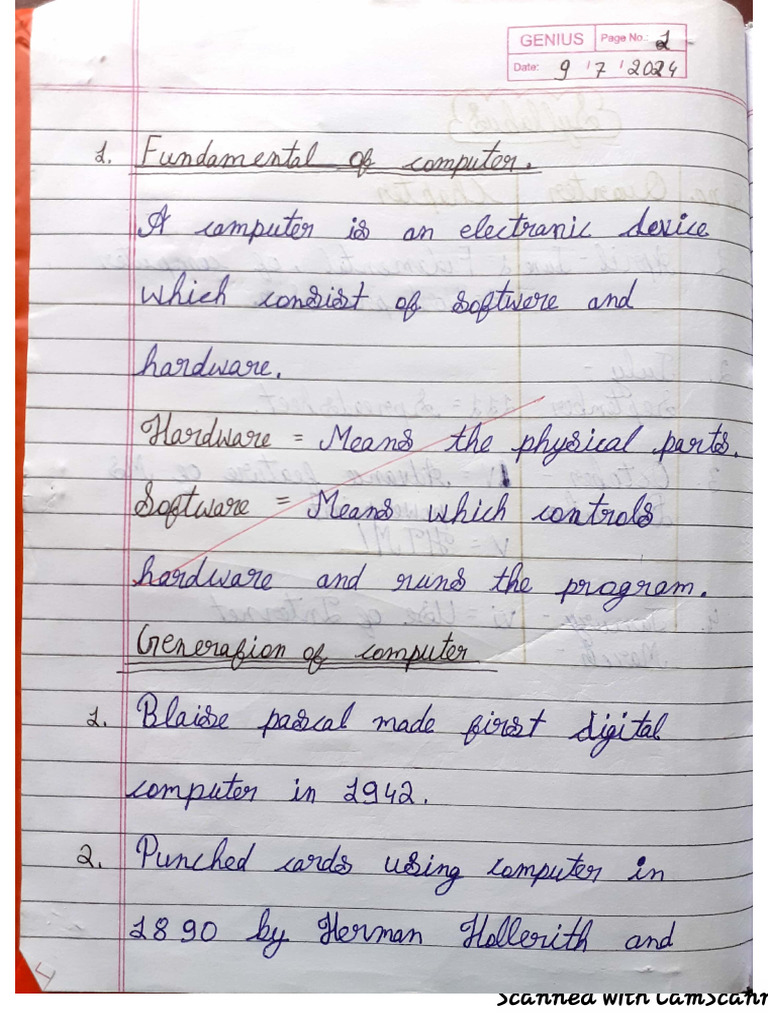 Class 6th Notes | PDF