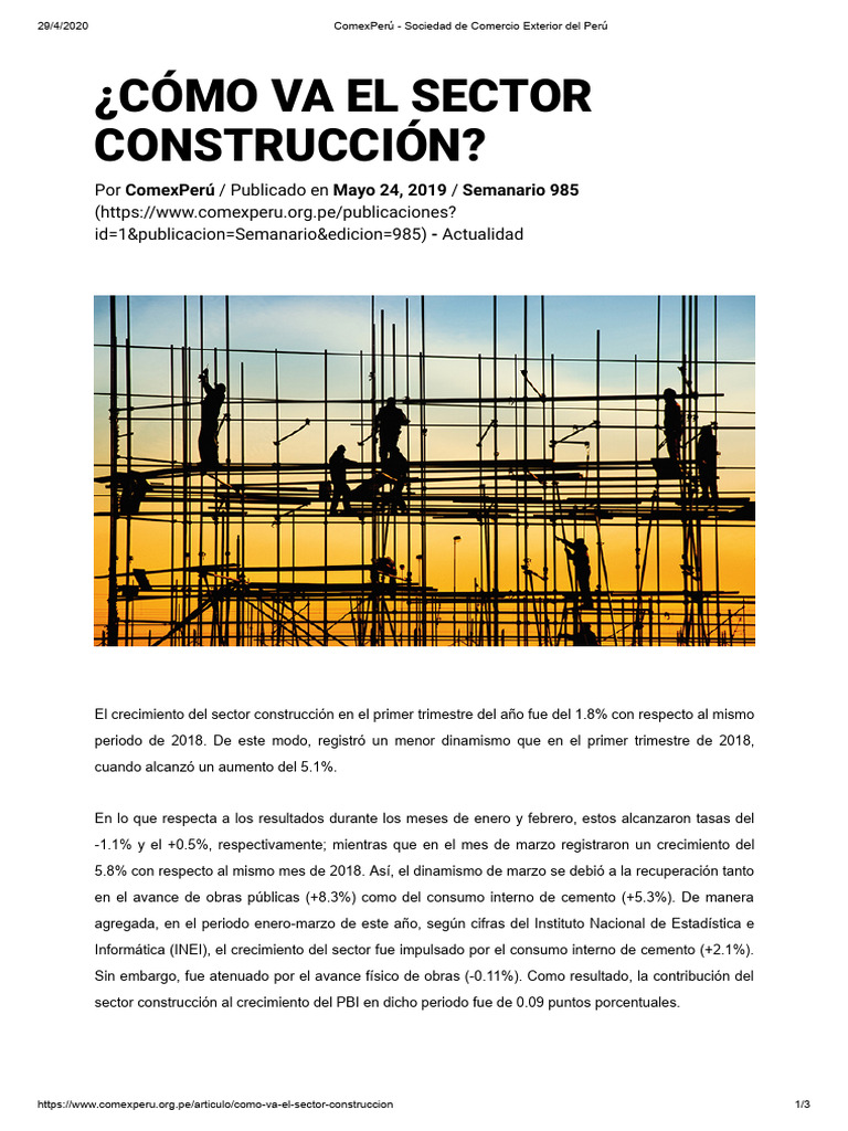 ComexPerú - Sociedad de Comercio Exterior Del Perú | PDF | Lima | Perú