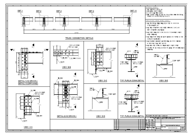Truss Connection Details - 13-09-2024-Model | PDF