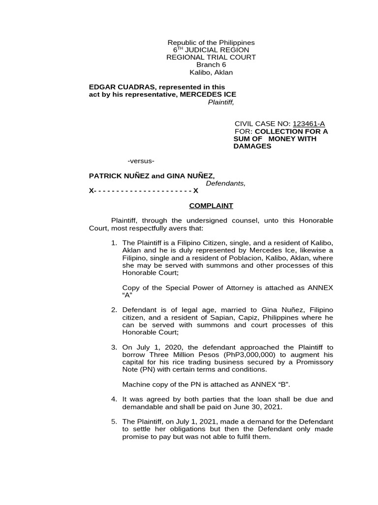 ASSIGNMENT | PDF | Damages | Lawsuit