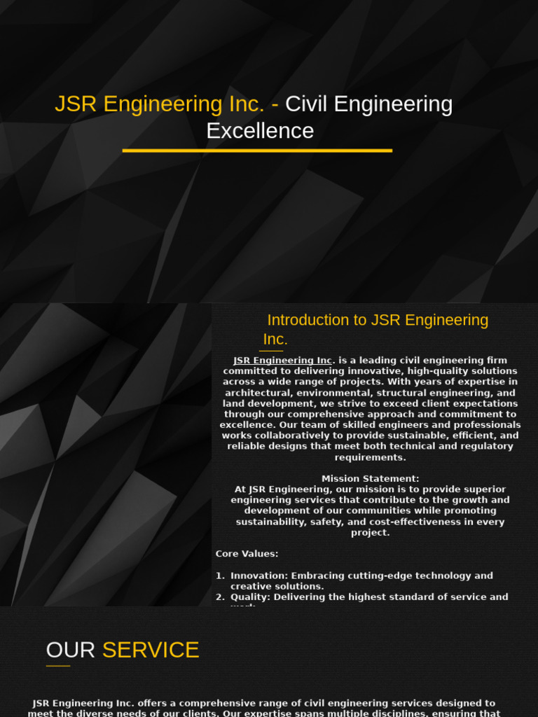 JSR Engineering: Expert Civil Solutions | PDF | Engineering ...