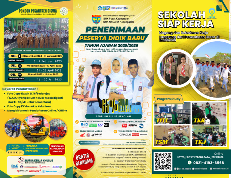 Hijau Simpel Fotosentris Pameran Wisata Nusantara Trifold Brosur Pdf