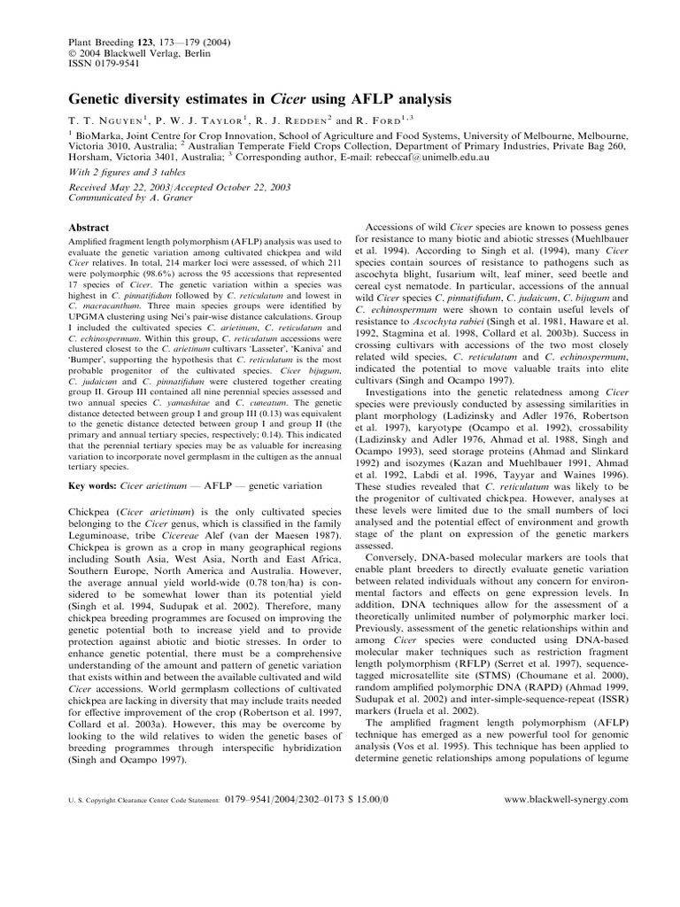 Nguyen2004 aflps pdf genetics biology