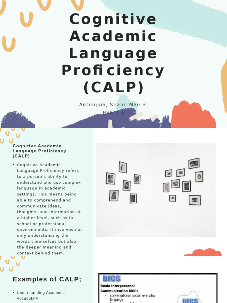 Understanding Cognitive Academic Language Proficiency | PDF