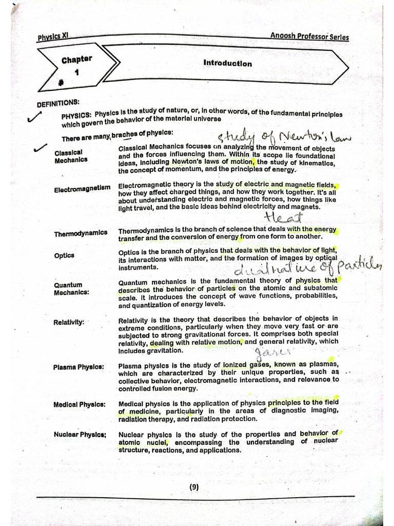 Physic Chapter 1 Pdf