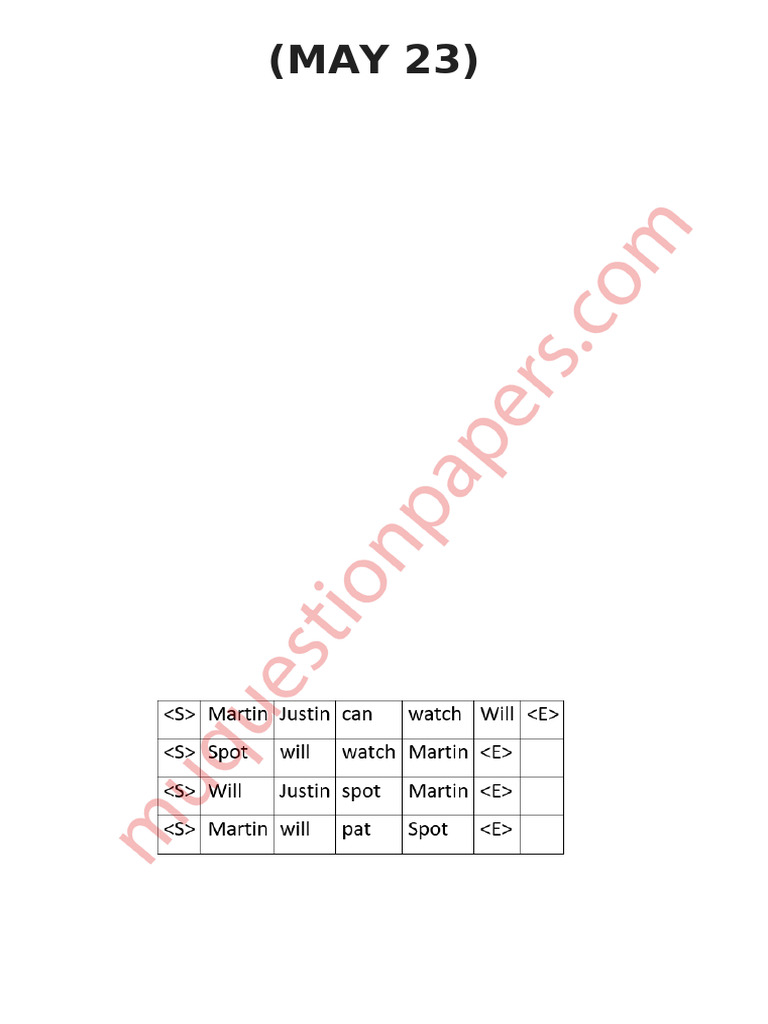 Natural Language Processing Exam Guide | PDF | Information Science ...