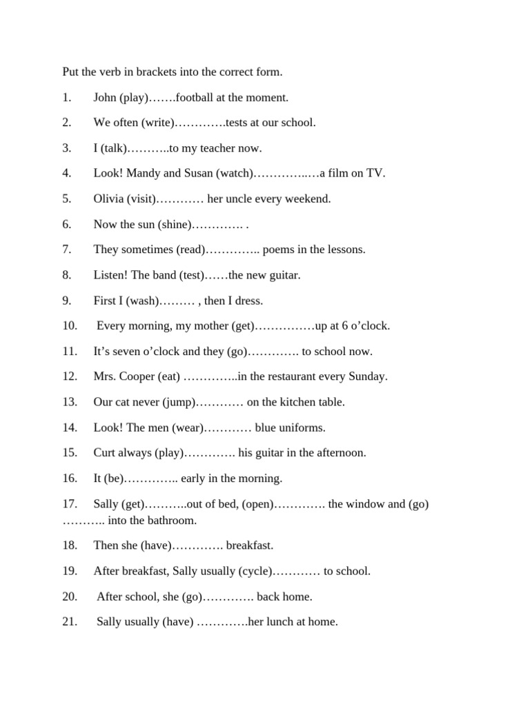 Bai tap thi hien tai don va hien tai tiep dien pdf