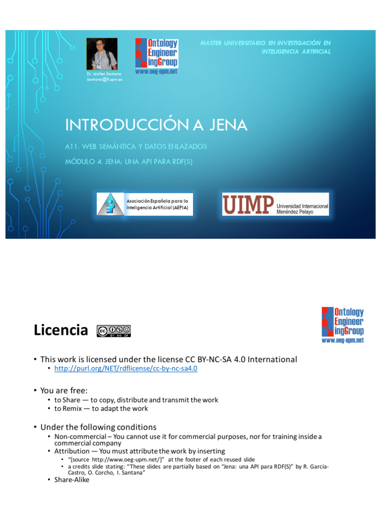 Introducción a la API Jena para RDF | PDF | Arquitectura de sistemas ...