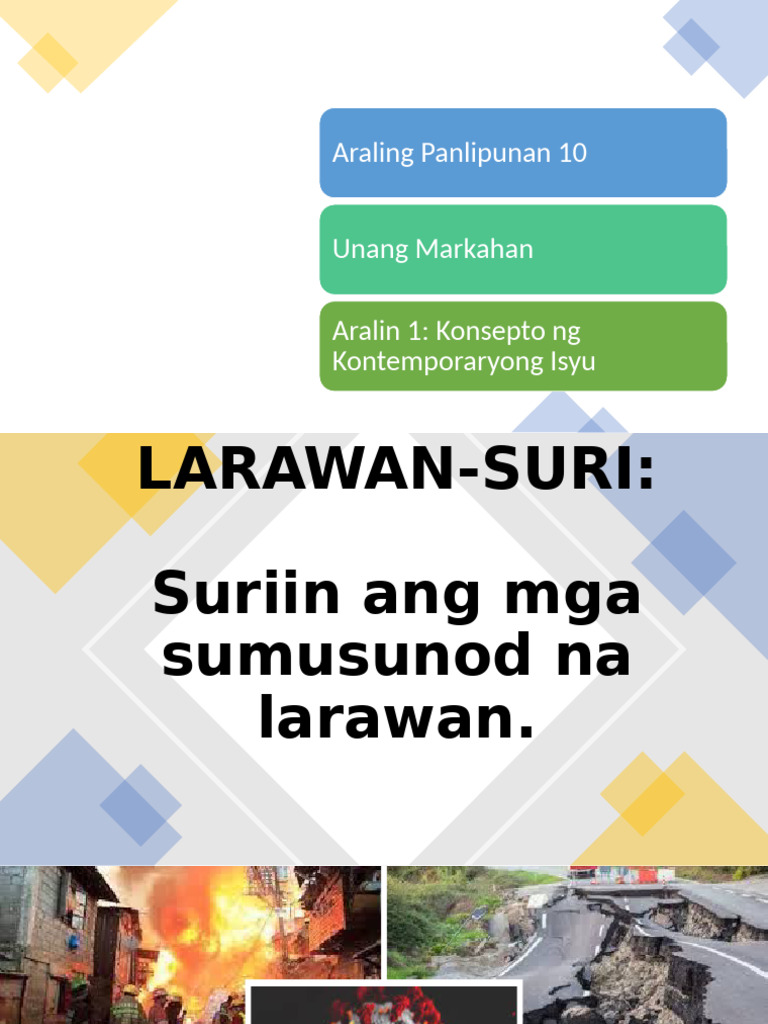 AP 10 Q1 Aralin 1 Students | PDF