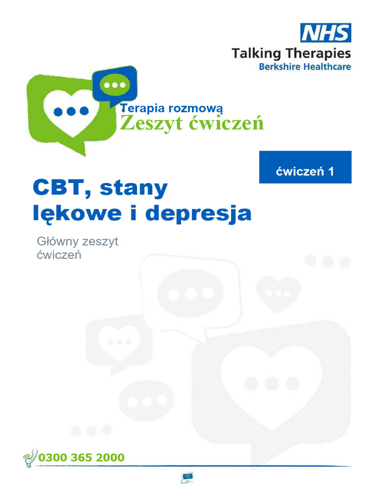 Core Workbook Depression Anxiety and CBT Polish | PDF