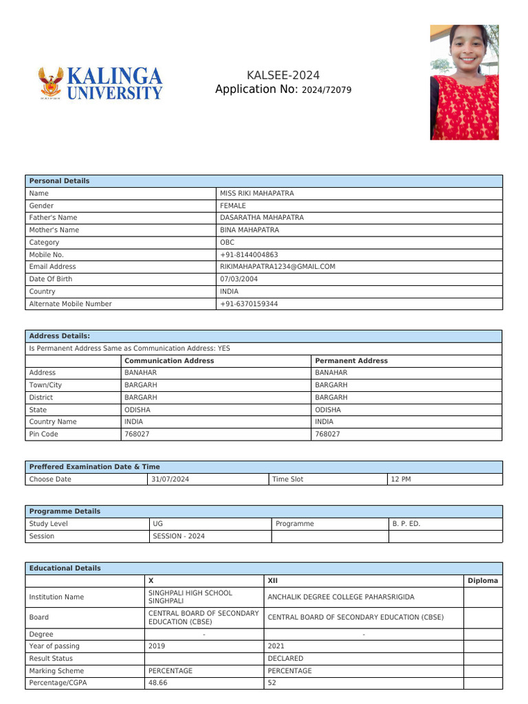 Application Form 2024 72079 | PDF | Justice | Crime & Violence