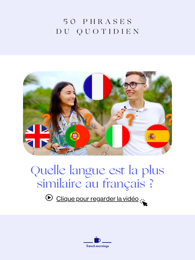 30 - PDF - Quelle Langue Est La Plus Similaire Au Français | PDF