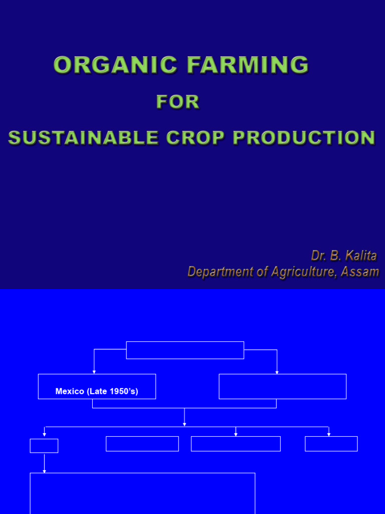 Organic Farming For Sustainable Crop Production | PDF | Organic Farming ...