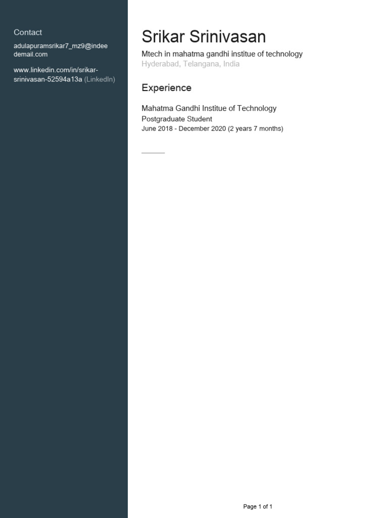 Profile | PDF