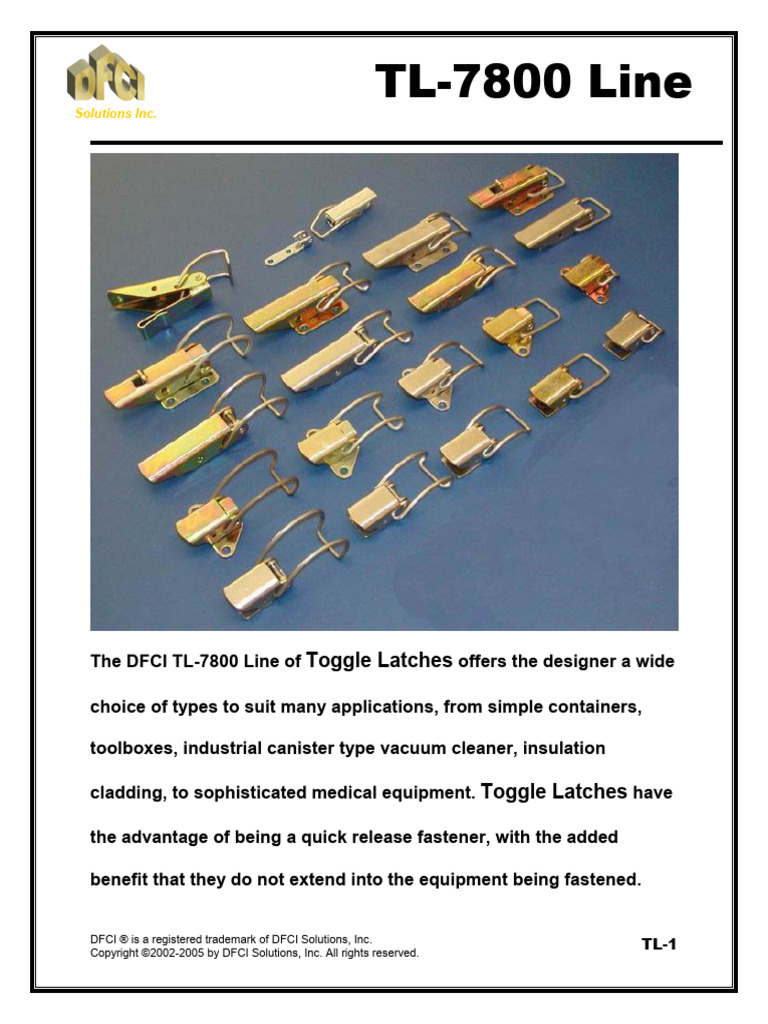 TL 7800 | PDF | All Rights Reserved | Rivet