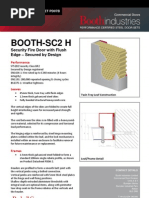 BOOTH-SC2H Flush Edge Security Doors Datasheet