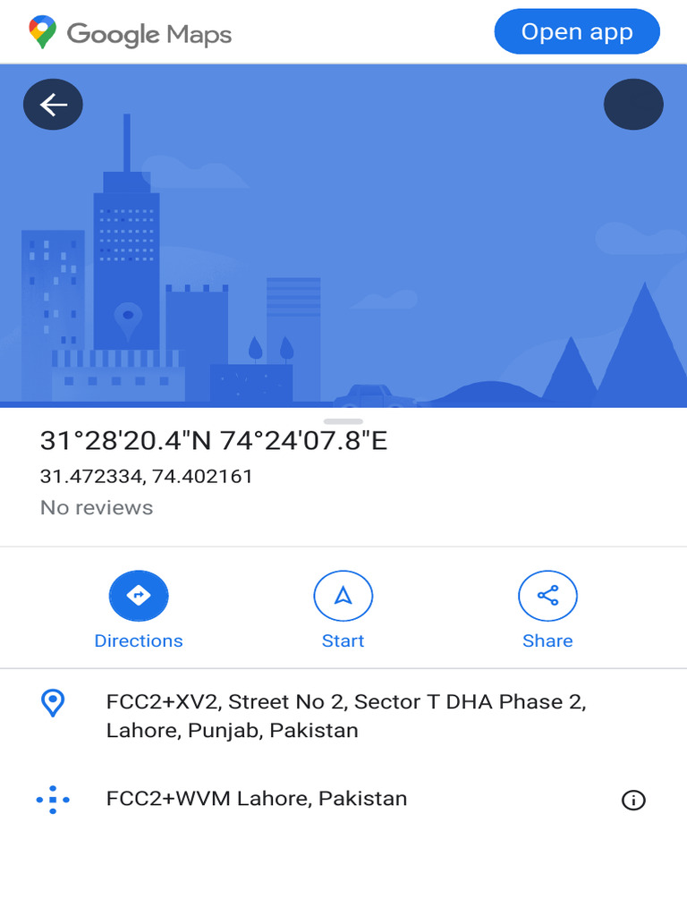 Google Maps Location Details | PDF