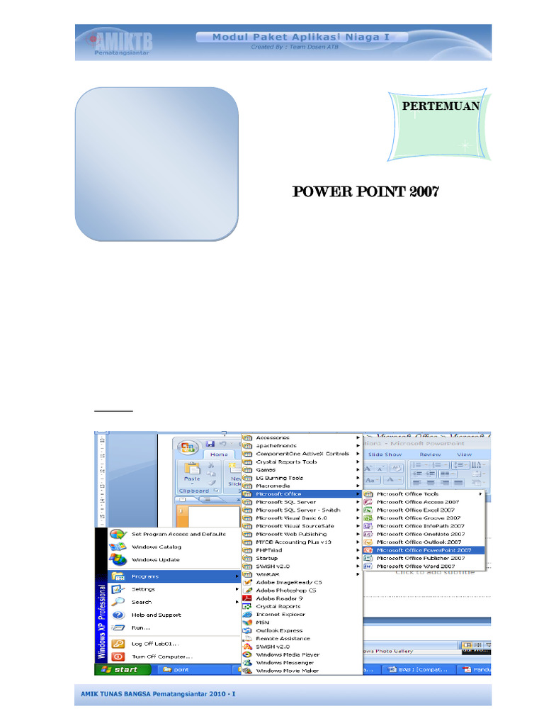 Panduan Lengkap PowerPoint 2007 | PDF