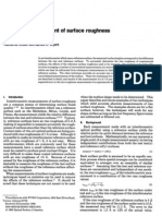 Absolute Measurement of Surface Roughness