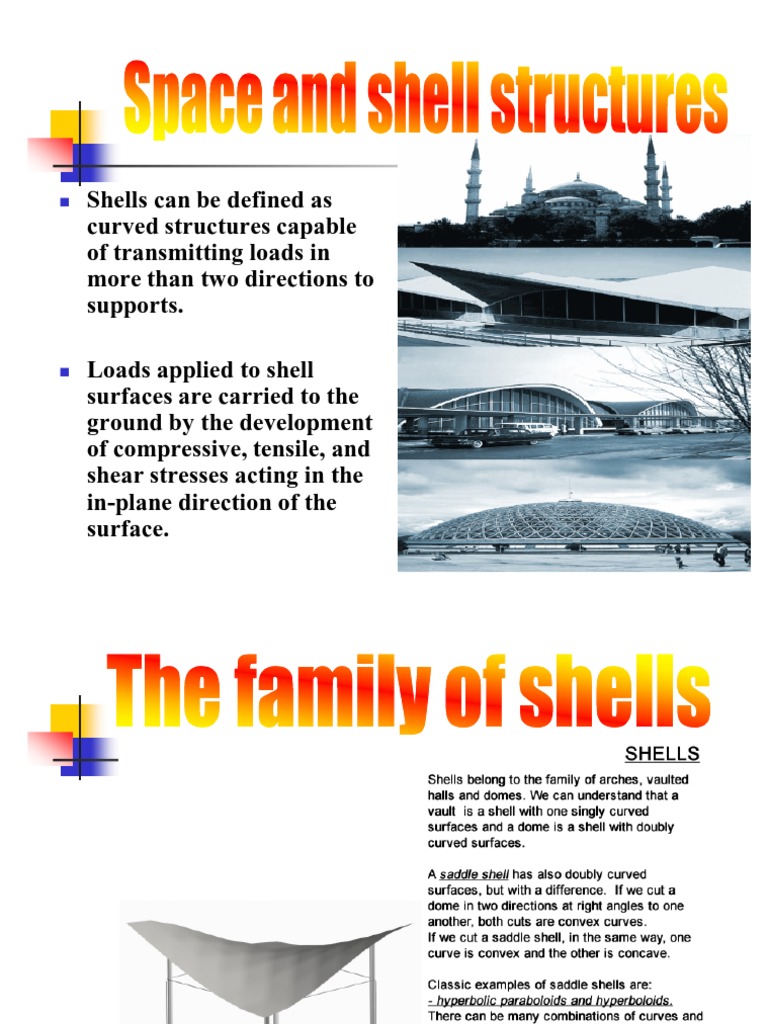 Space and Shell Structures | PDF
