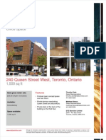 For Lease: 240 Queen Street West, Toronto, Ontario