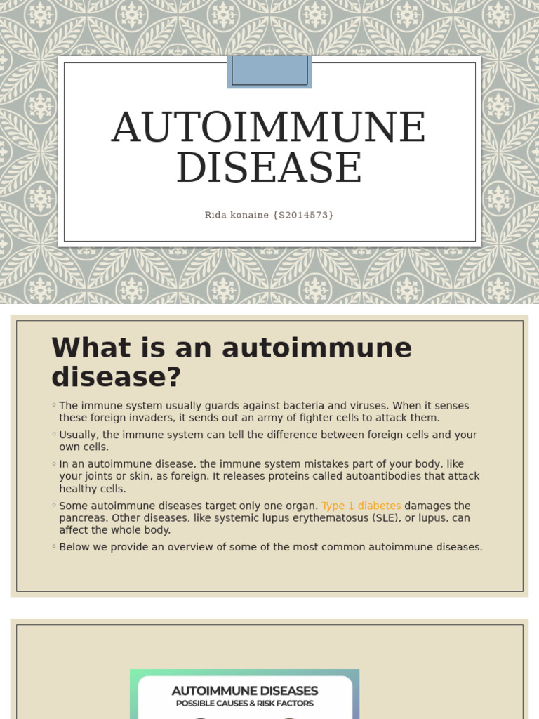 Autoimmune Disease | PDF | Autoimmune Disease | Arthritis