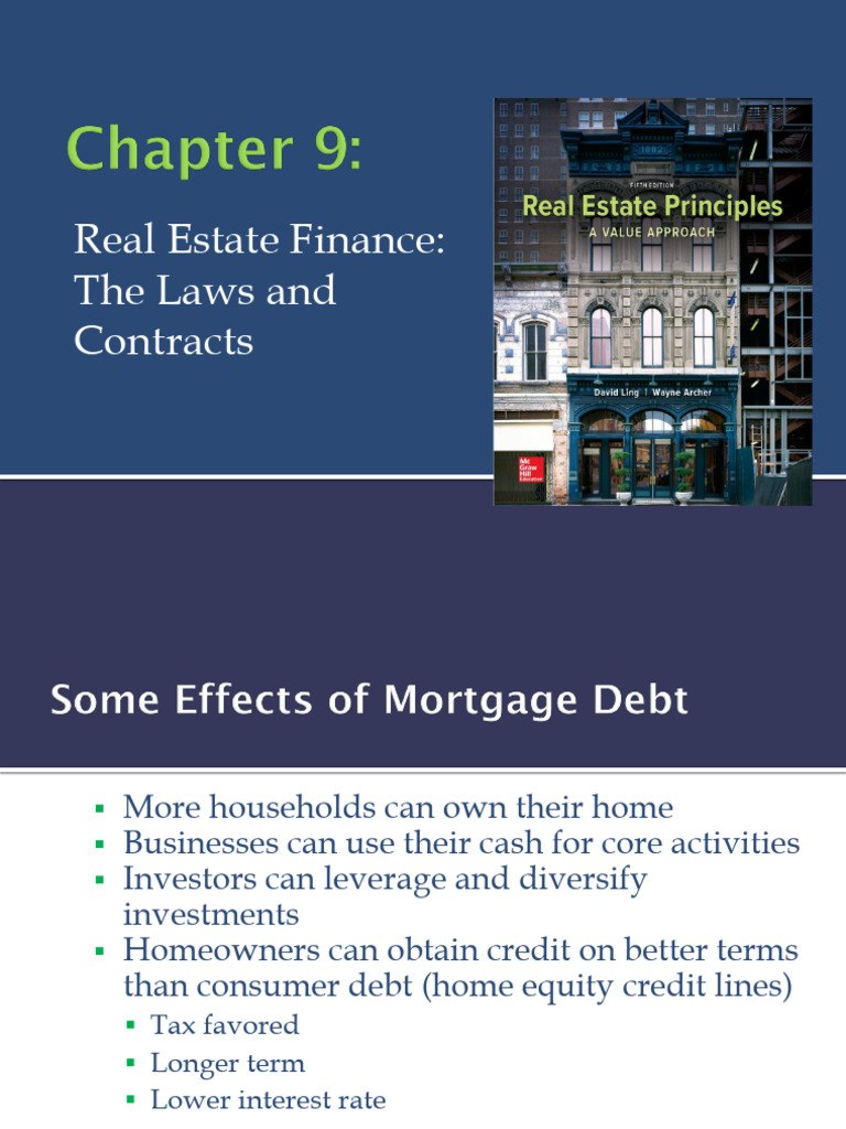 Ch9 | PDF | Foreclosure | Mortgages
