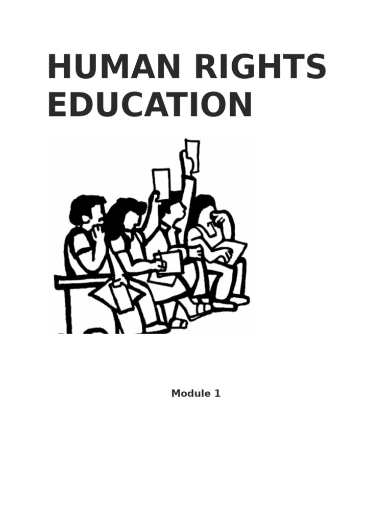 Human Rights Education Overview | PDF | European Convention On Human ...