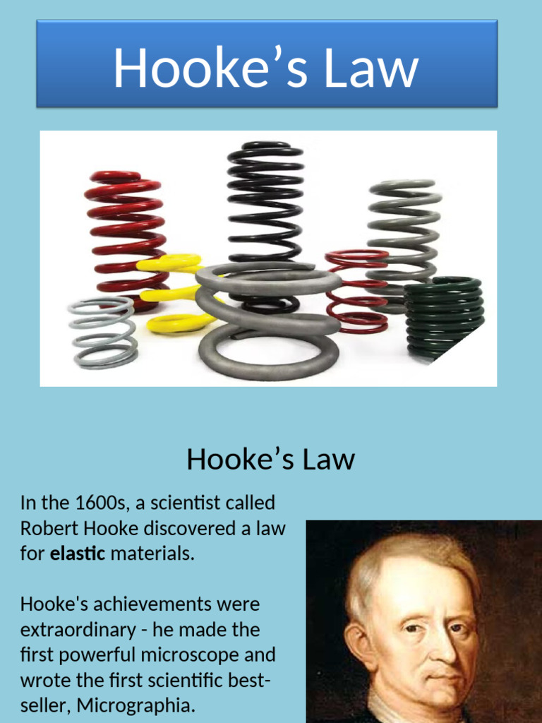 Understanding Hooke's Law and Elasticity | PDF | Elasticity (Physics ...