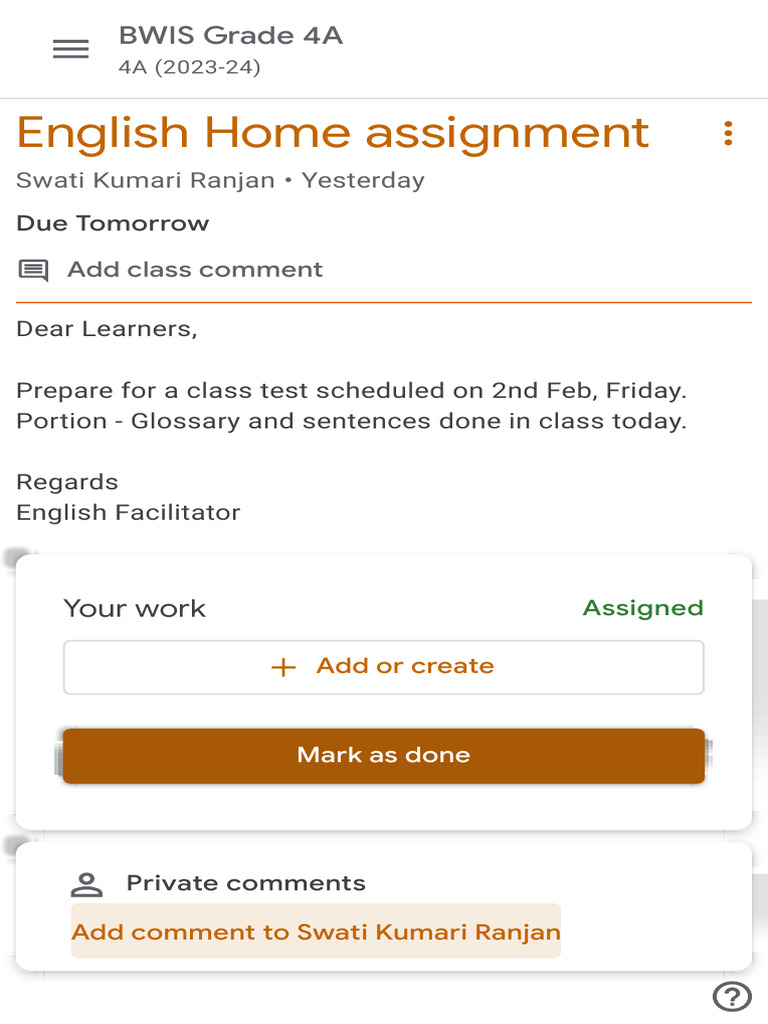 English Home Assignment | PDF