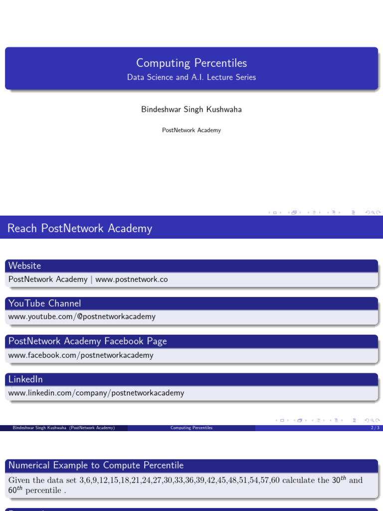 Percentile S Pdf Percentile