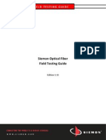 Siemon Optical Fiber Field Testing Guide