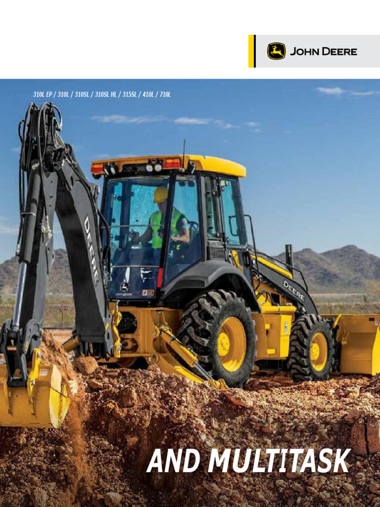 John Deere 310L EP Backhoe Overview | PDF | Loader (Equipment) | Steering