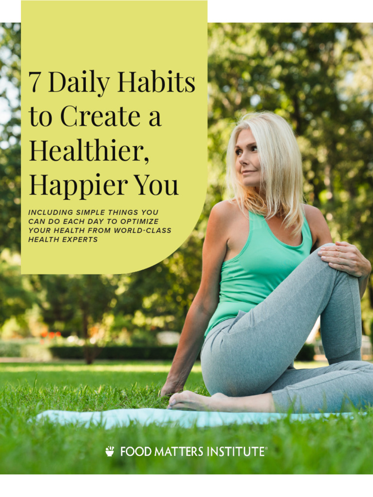 7 Daily Habits for Optimal Health | PDF