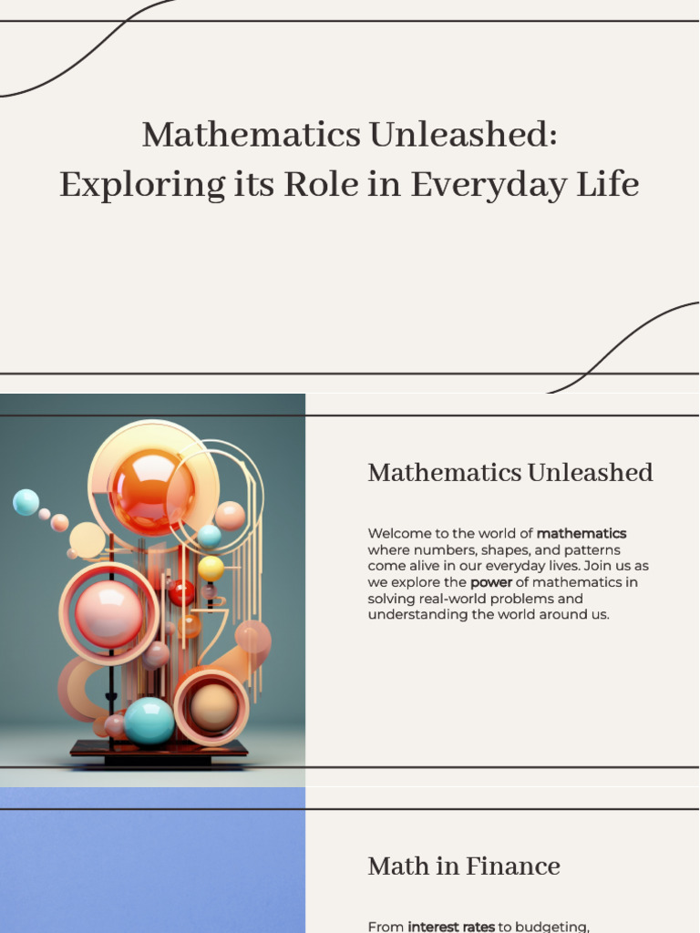 Slidesgo Mathematics Unleashed Exploring Its Role in Everyday Life ...