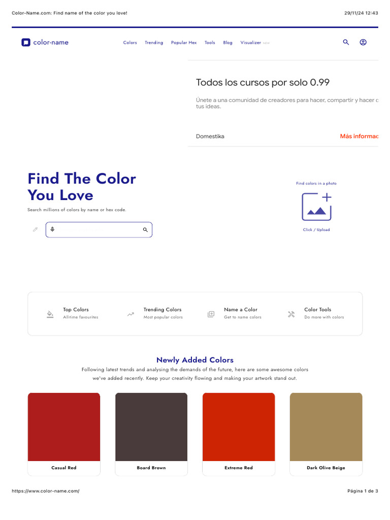 Find Name of The Color You Love! | PDF | Graphic Design | Artistic ...