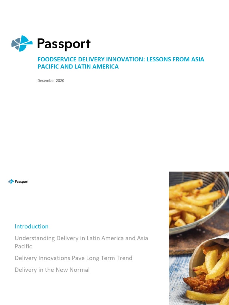 Foodservice Delivery Innovation Lessons From Asia Pacific and Latin ...